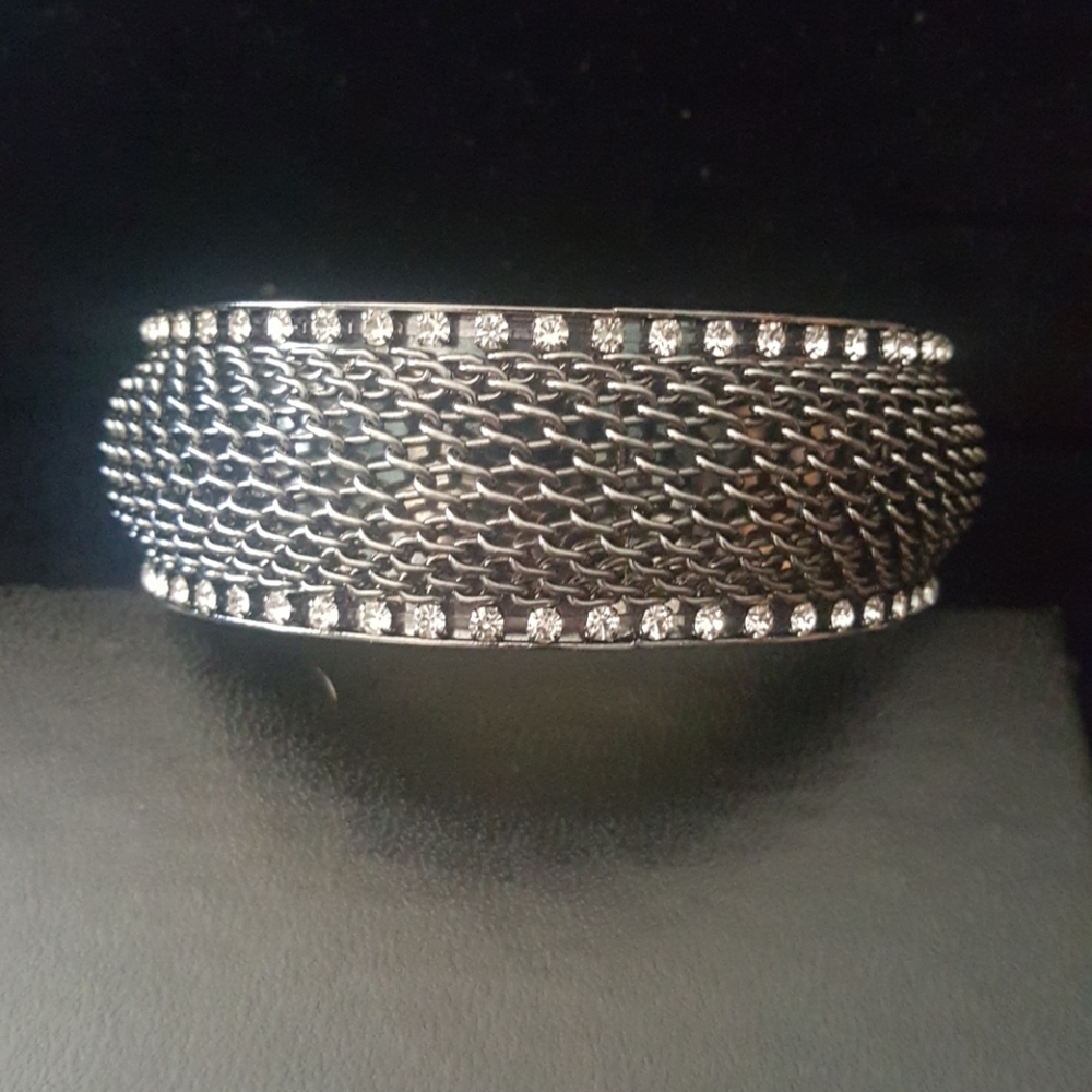 NWT!  Crystal & Mesh Bangle by Serena Williams